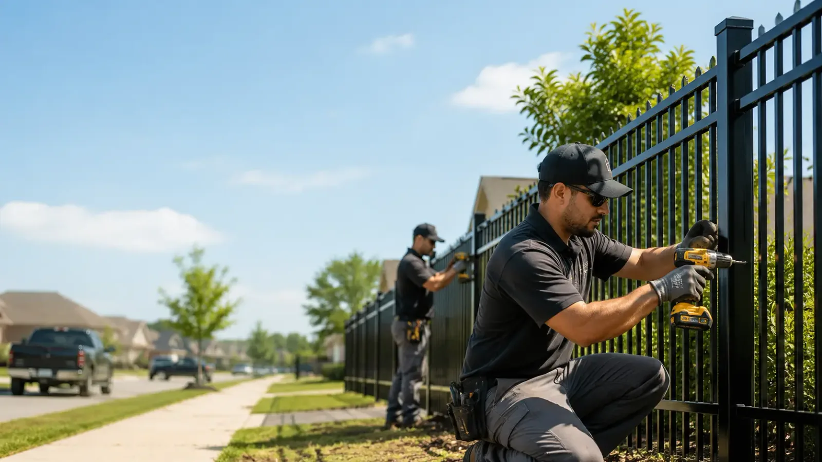 Metal Fence Installation in Delta, IA